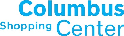 Ein Logo mit blauem Schriftzug